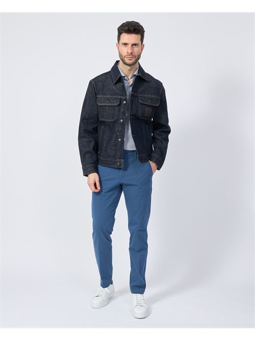 Armani Exchange denim jacket with logo ARMANI EXCHANGE | XM000343-AF12284MB001